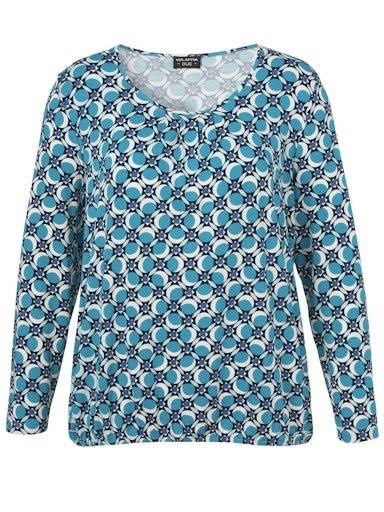 Shirt langarm mit elastischem Bündchen Shirt langarm mit elastischem Bündchen