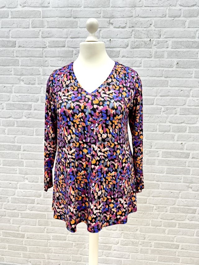 V-Shirt langarm A-Linie V-Shirt langarm A-Linie