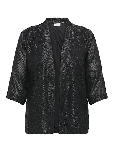 Blusenjacke mit Glitzer Blusenjacke mit Glitzer