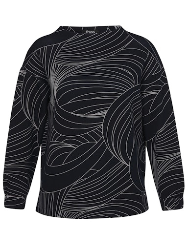 Sweatshirt Kelchkragen