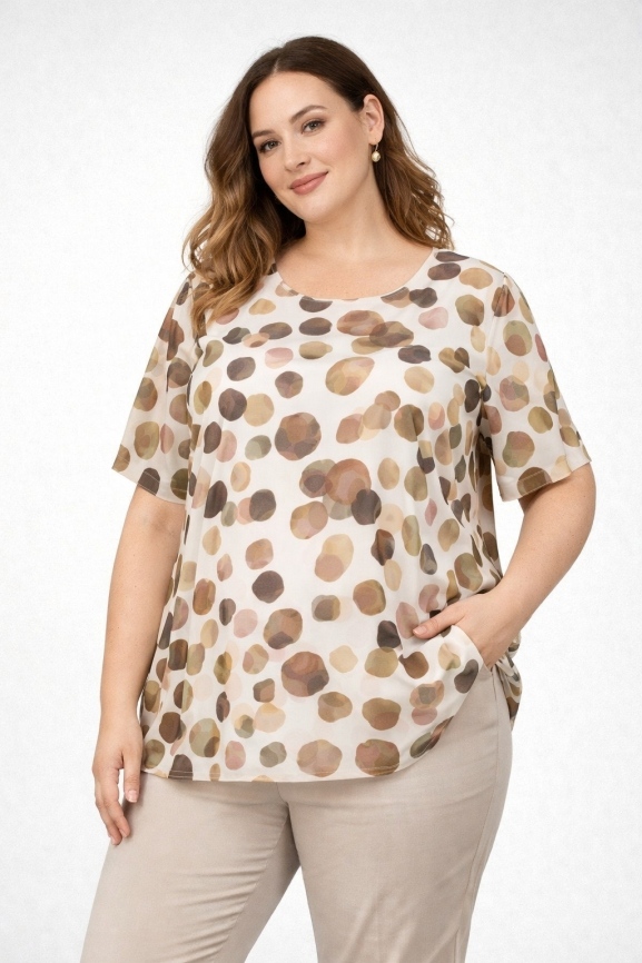 Blusenshirt kurzarm Blusenshirt kurzarm