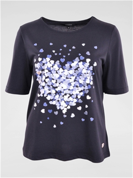 Herz-Shirt kurzarm Herz-Shirt kurzarm