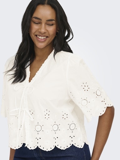 Kurz-Bluse kurzarm Kurz-Bluse kurzarm