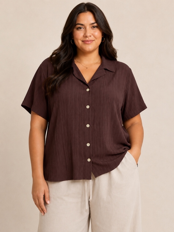 Kurze Bluse kurzarm Kurze Bluse kurzarm