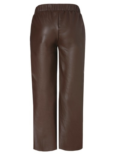 Fake-Leder-Hose weites Bein Fake-Leder-Hose weites Bein