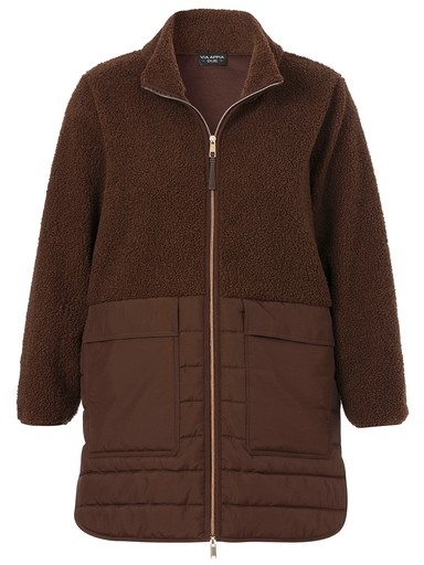 Kuschlige lange Teddyjacke Kuschlige lange Teddyjacke