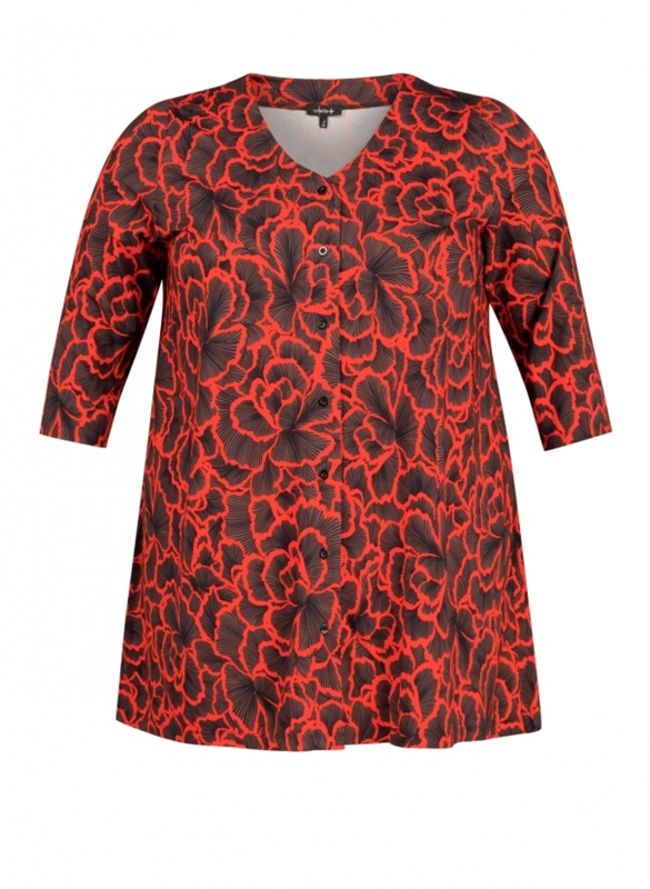 Longshirt geknöpft Longshirt geknöpft