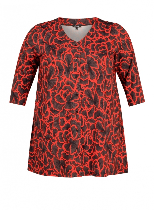 Longshirt geknöpft Longshirt geknöpft
