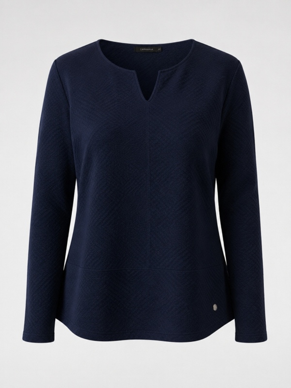 Sweatshirt mit Struktur Sweatshirt mit Struktur