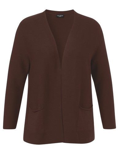 Sweatjacke mit Rippstruktur Sweatjacke mit Rippstruktur