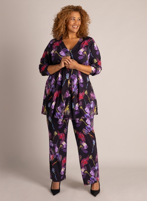 Tunika-Shirt A-Linie Tunika-Shirt A-Linie