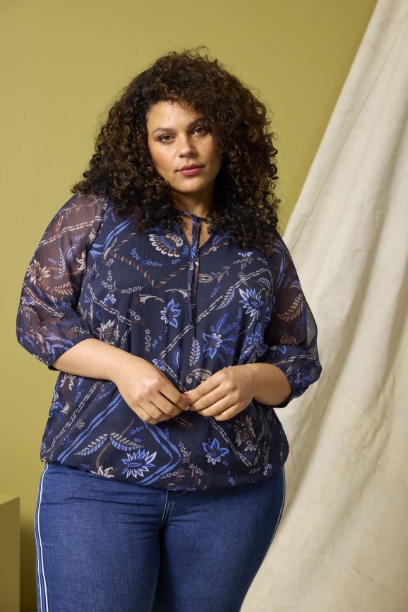 Schlupf-Bluse langarm Schlupf-Bluse langarm