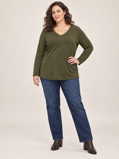 Feinstrick-Shirt langarm Feinstrick-Shirt langarm