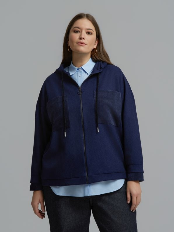 Lässige Kapuzenjacke Lässige Kapuzenjacke