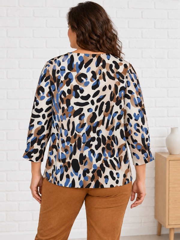 Sweatshirt Rundhals 3/4 Arm