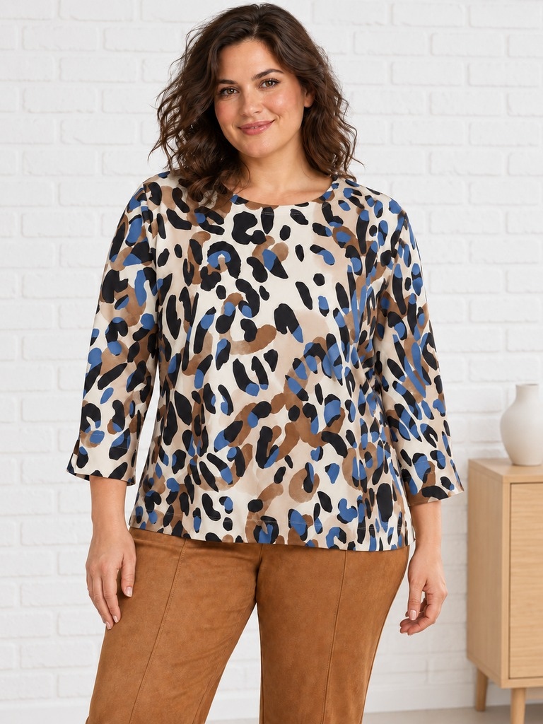 Sweatshirt Rundhals 3/4 Arm Sweatshirt Rundhals 3/4 Arm