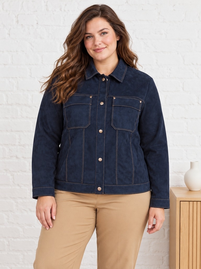 Kurze Velour-Jacke Kurze Velour-Jacke