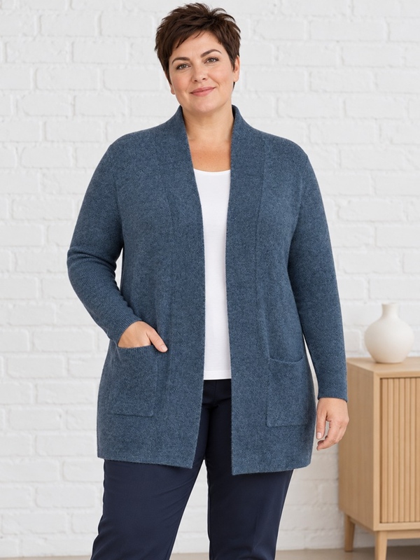 Weicher Strick-Cardigan