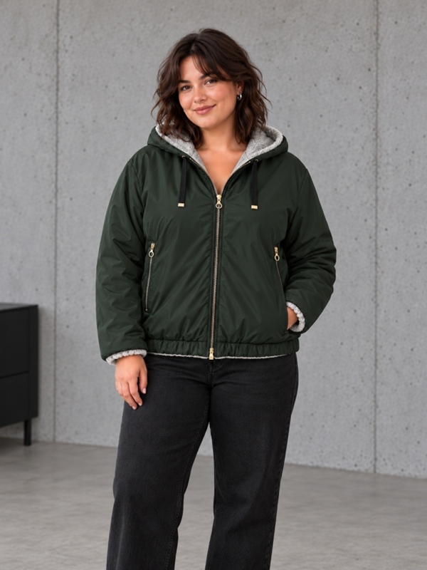 2 in 1 Teddyfell-Wendejacke 2 in 1 Teddyfell-Wendejacke