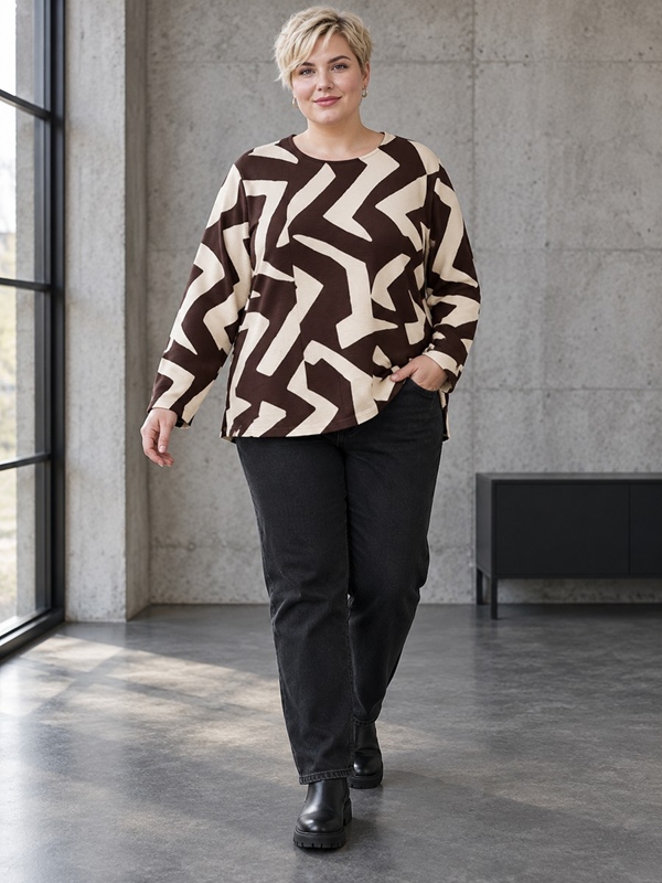 Rippshirt Langarm Rippshirt Langarm