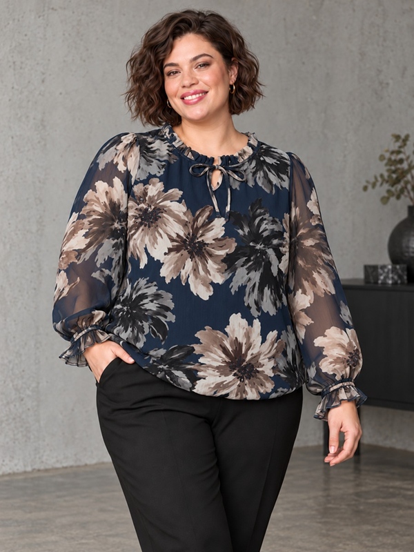 Schlupf-Bluse langarm Schlupf-Bluse langarm