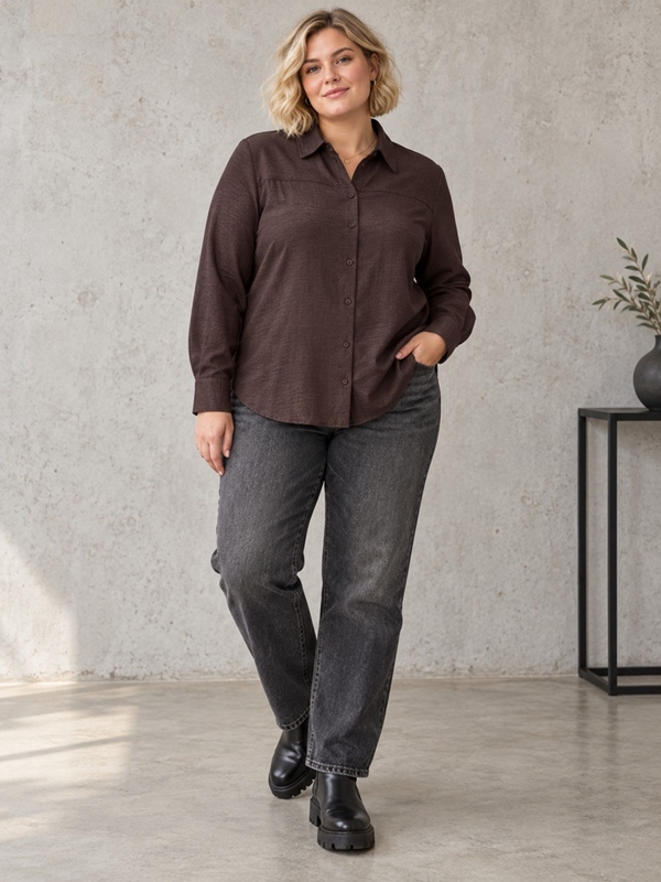 Bluse langarm Bluse langarm