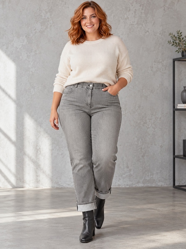 5-Pocket Jeans knöchellang 5-Pocket Jeans knöchellang