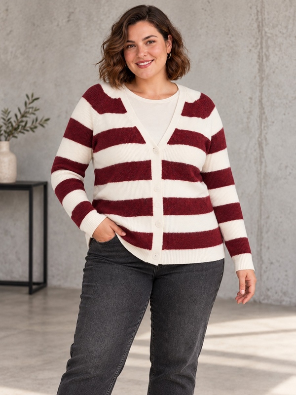 Lässige Strickjacke Lässige Strickjacke