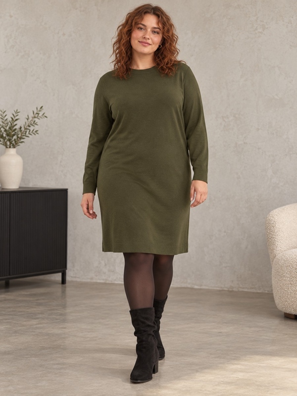 Strick-Kleid