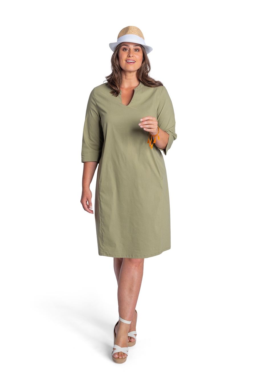 Sportliches Kleid mit Taschen Sportliches Kleid mit Taschen