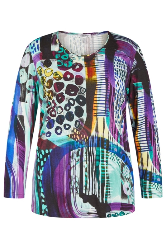 Langarmshirt leichte A-Linie Langarmshirt leichte A-Linie