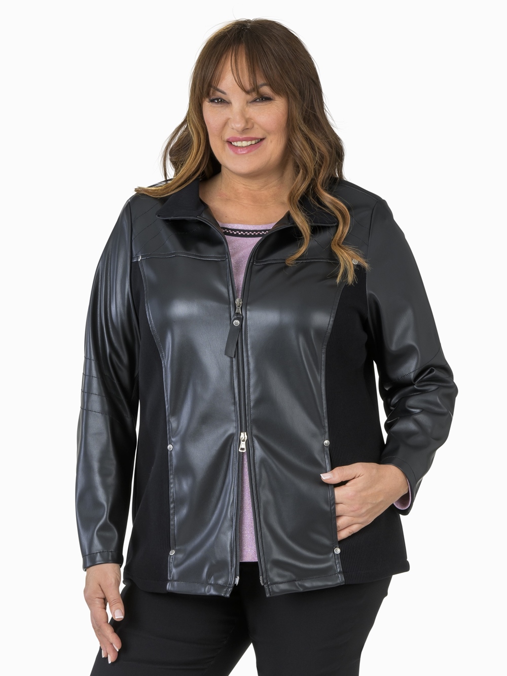 Lederjacke (Kunstleder) Lederjacke (Kunstleder)