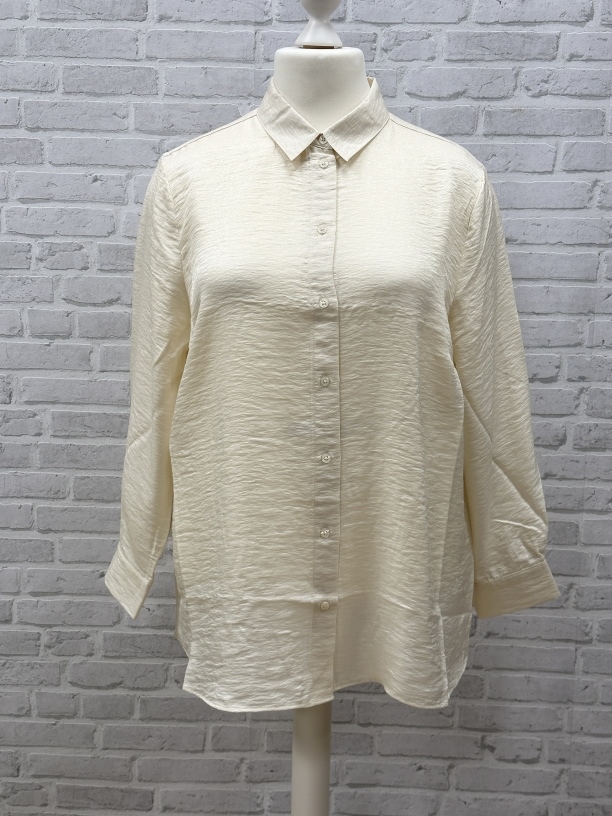 Edel schimmernde Bluse langarm Edel schimmernde Bluse langarm
