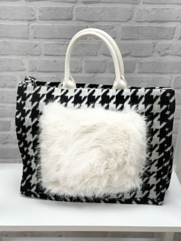 Tote Bag Hahnentritt Tote Bag Hahnentritt
