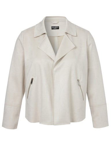 Velour-Jacke im Bikerstyle Velour-Jacke im Bikerstyle