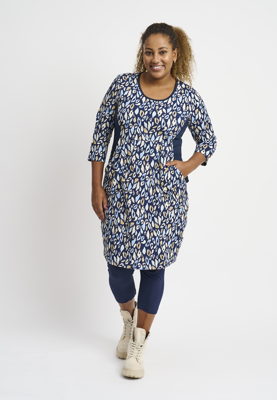 Kleid 3/4 Arm Kleid 3/4 Arm