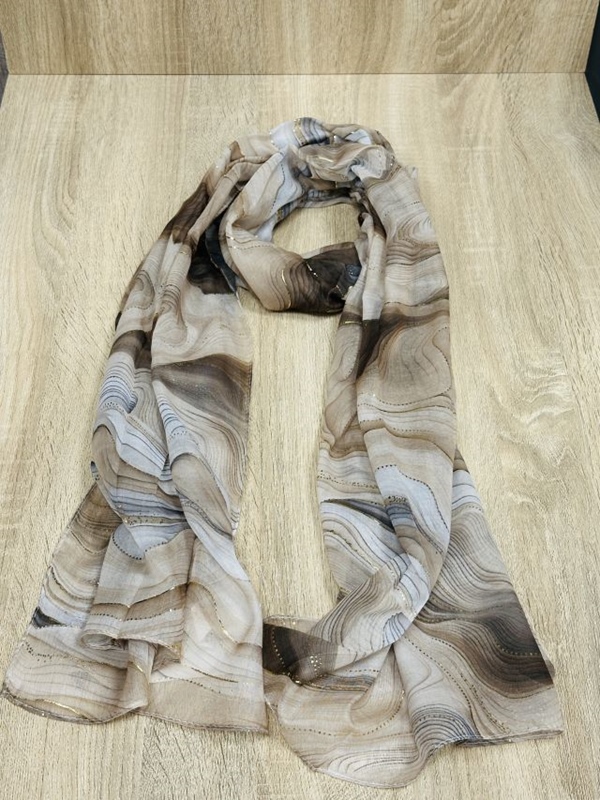 Schal Welle mit Gold Schal Welle mit Gold