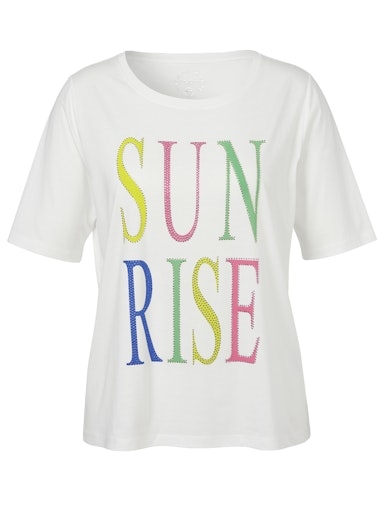 T-Shirt Sunrise mit Glitzer 1/2 Arm T-Shirt Sunrise mit Glitzer 1/2 Arm