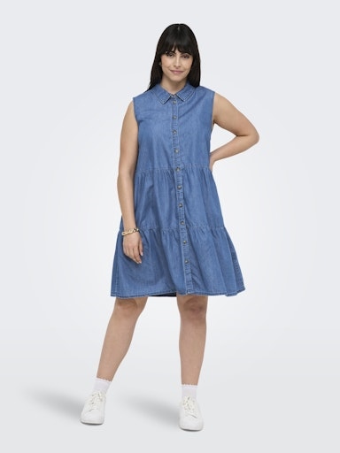 Denim-Sommerkleid ohne Arm