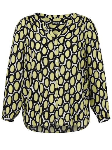 Bluse V-Ausschnitt langarm
