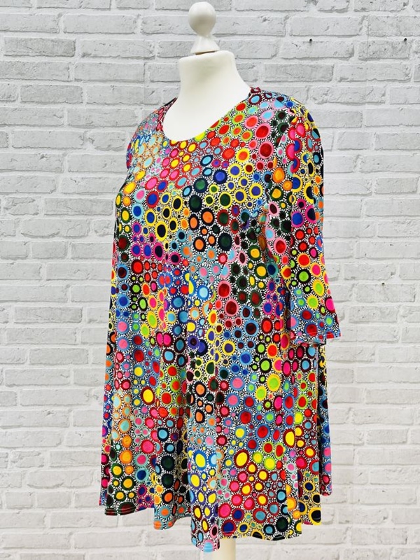 Shirt kurzarm A-Linie Dots Shirt kurzarm A-Linie Dots
