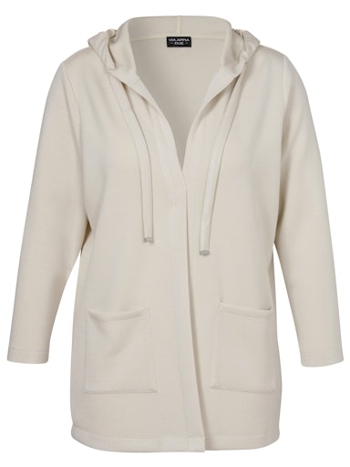 Sweatjacke mit Kapuze und Taschen