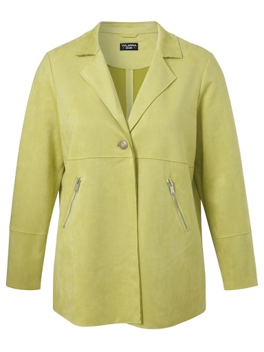 Jacke in Velouroptik