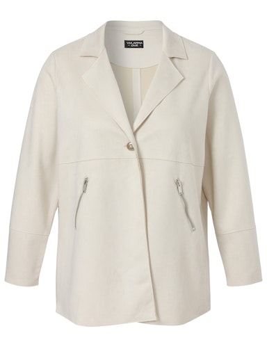 Jacke in Velouroptik