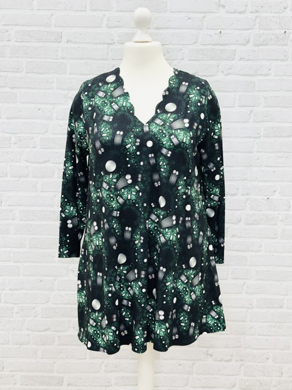 Tunika Shirt 3/4 Arm A-Linie Greensky