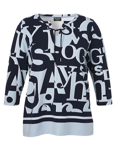 Sweatshirt V-Ausschnitt 3/4 Arm