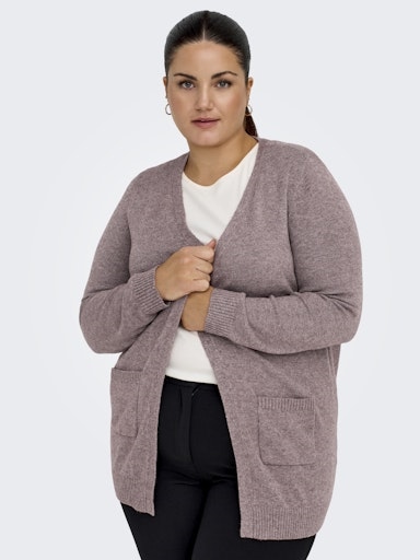 Strick-Cardigan offen