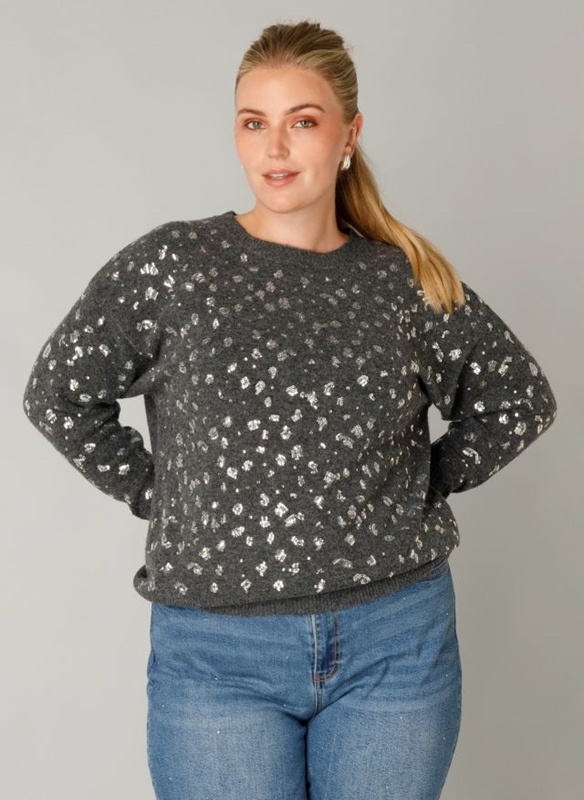 Pullover mit Glitzer Franny