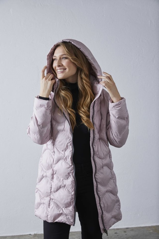 Steppjacke lang