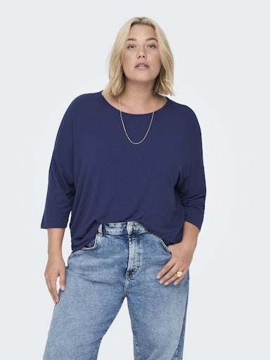 Feinstrick-Pullover 3/4 Arm
